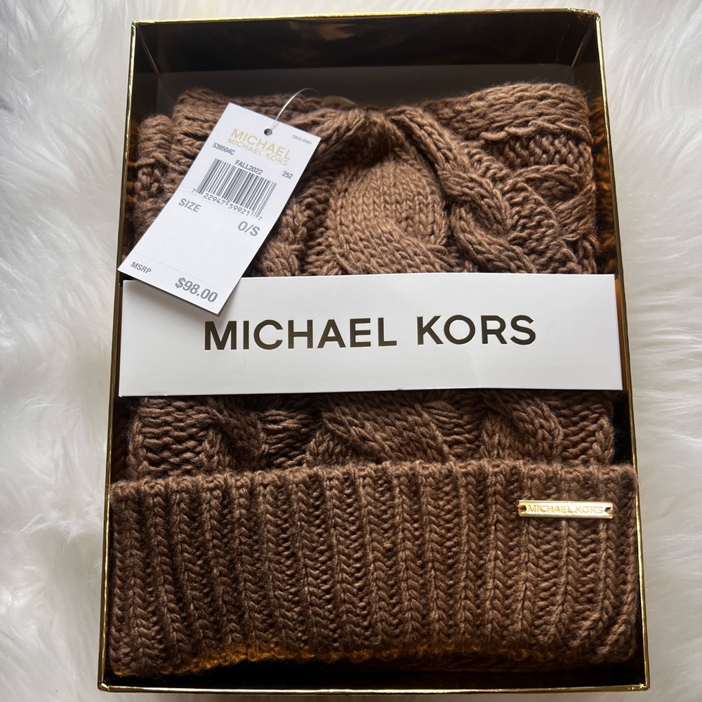 COPY - Michael Kors Scarf and Hat set